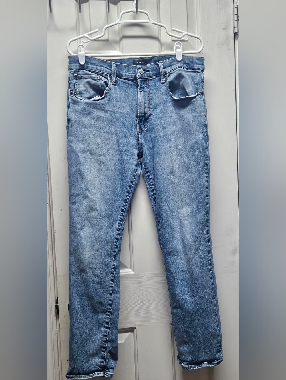 Lucky Brand Men's Light Blue Slim Straight Jeans 34/30